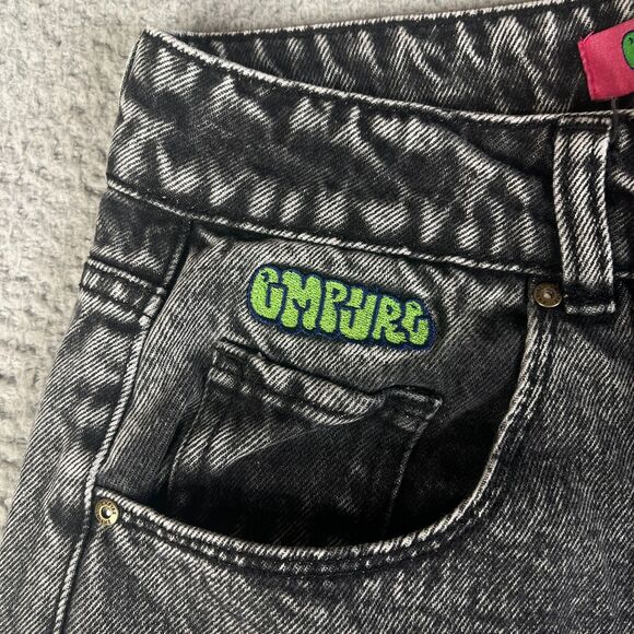 VTG Empyre Carpenter Jeans Womens 6 Black Tori High Rise Y2K Baggy Skate 28x31 - Picture 4 of 14